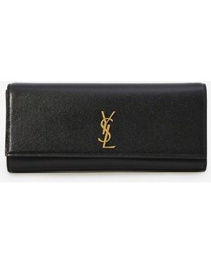 Saint Laurent Kate Baguette Clutch - White