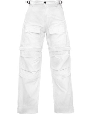 DARKPARK Pantaloni Cargo Julia - Bianco