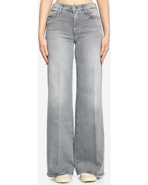 Mother The Twister Heel Denim Jeans - Grey
