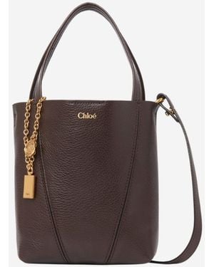 Chloé Borsa Chlo Spin - Marrone