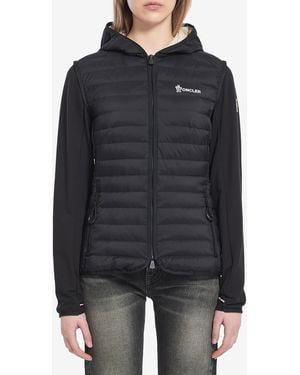 Moncler Padded Hoodie - Black