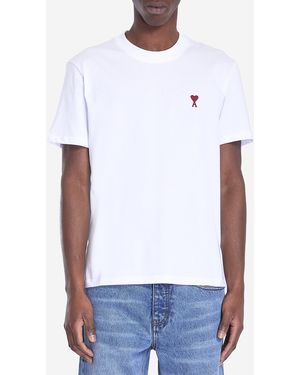 Ami Paris Ami De Coeur Tshirt - White