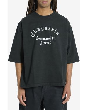 Willy Chavarria Community Centre Tshirt - Black