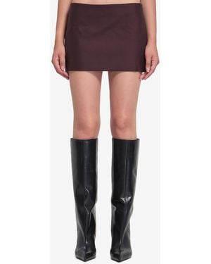 KHAITE Jett Skirt - Purple