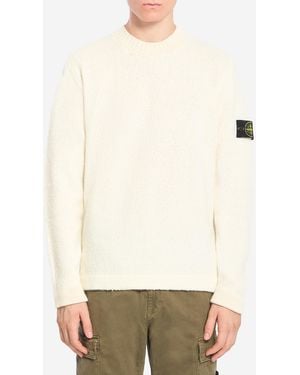 Stone Island Crew Neck Jumper - Natural