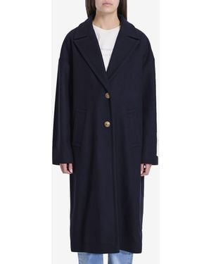 Golden Goose Single-Breasted Coat - Blue