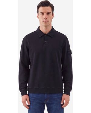 Stone Island Stretch Cotton Ghost Polo Shirt - Blue