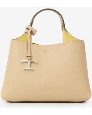Tod's Micro Leather Bag - Natural