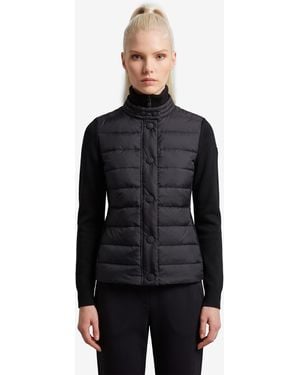 Moncler Cardigan Imbottito - Nero