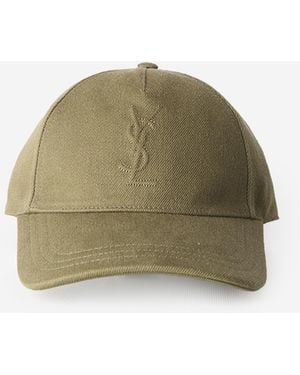 Saint Laurent Cassandre Cap - Green