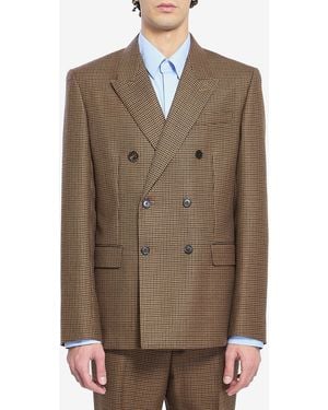 Gucci Wool Tweed Jacket - Brown