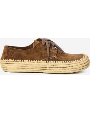 Loewe Rio Lace Up Shoes - Brown