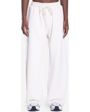 Dolce & Gabbana Pantalone Jogging Con Ricamo - Bianco