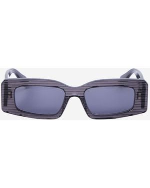 Alaïa Rectangular Sunglasses - White