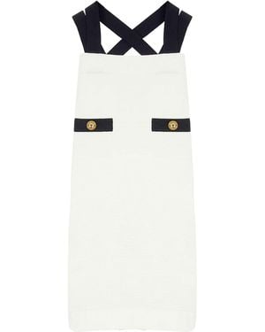 Patou 3D Knit Dress - White