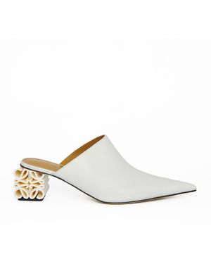 Loewe Anagram Heel Mule - White
