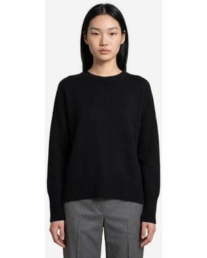 Lisa Yang Maglia Girocollo Mila - Nero