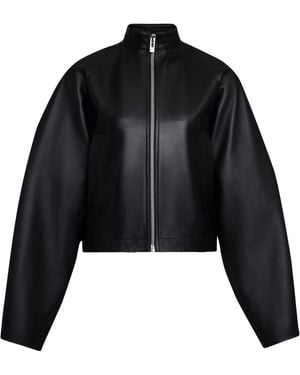 Alaïa Leather Jacket - Black