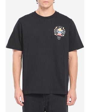 CASABLANCA Tshirt Casa Way Mountain - Nero