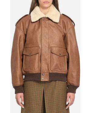 Saint Laurent Bomber Jacket - Brown