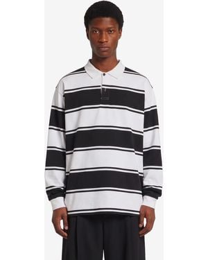 Balenciaga Longsleeved Polo Shirt - White