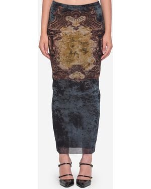 Jean Paul Gaultier Mdaillon Skirt - Black