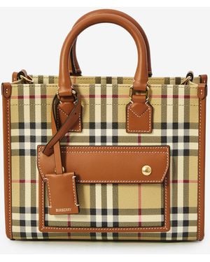 Burberry Freya Tote Mini Bag - Metallic