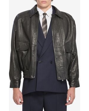 Saint Laurent Balloon Bomber Jacket - Black