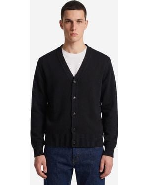 Ami Paris Cardigan Ami De Coeur - Nero