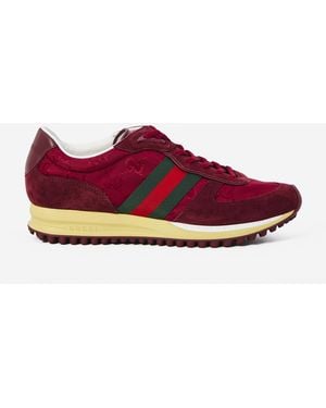 Gucci Remotion Trainers - Red