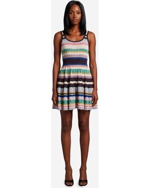 Alaïa Multicolour Crinoline Mini Dress - White
