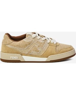 Fendi Match Trainers - Natural
