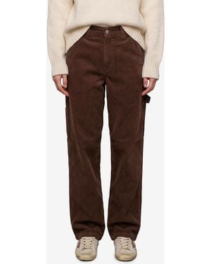 Haikure Sibilla Velvet Pier Jeans - Brown