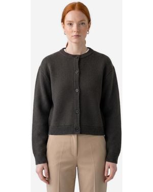Lisa Yang Dark Fern Emmylou Cardigan Jacket - Black