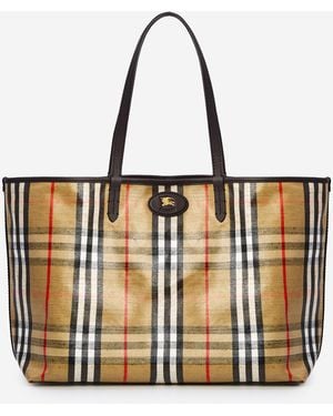 Burberry Highlands Tote Bag Medium - White