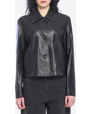 Arma Nos Emy Leather Jacket - Grey