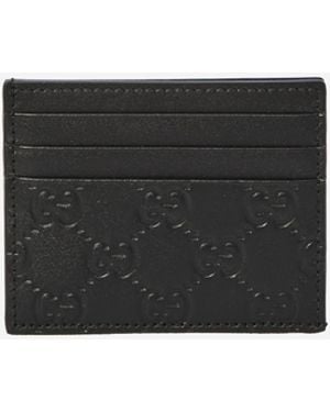 Gucci Gg Emblem Card Holder - White