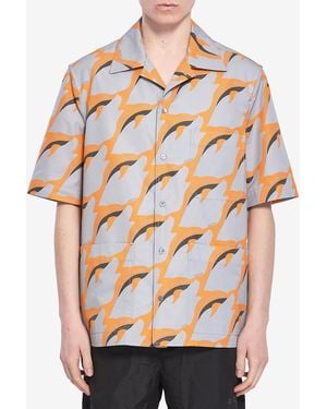 Gucci Printed Shirt - Gray