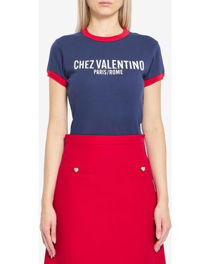 Valentino Garavani Chez Tshirt - Blue