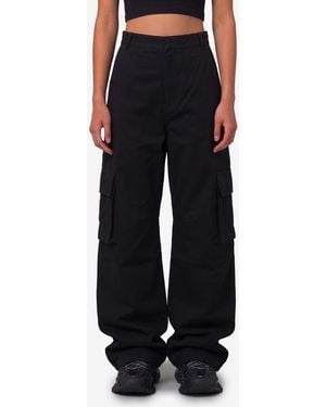 Balenciaga Cotton Cargo Trousers - Black