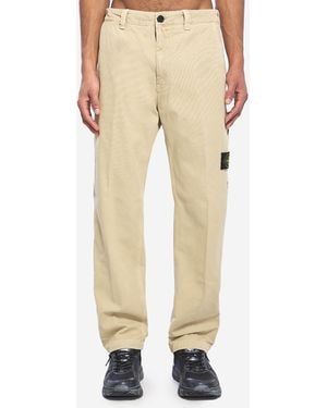 Stone Island Regular Trousers - Natural