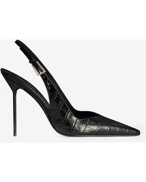 Paris Texas Dcollet Slingback Lidia 105 - Nero