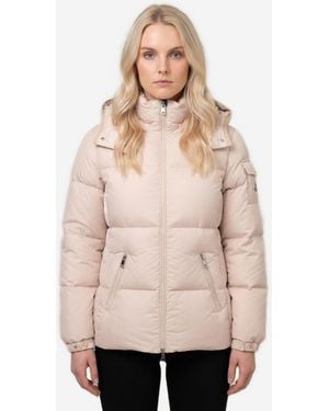 Moncler Fourmines Short Down Jacket - Natural