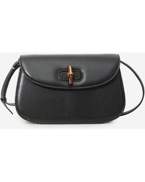 Gucci Bamboo Shoulder Bag Small - Black