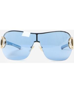 Gucci Frameless Maskstyle Sunglasses - Blue