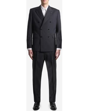 Lardini Feeling Doublebreasted Suit - Black