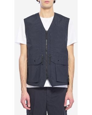 Stone Island Metal Lamina Poly Ripstop Vest - Blue