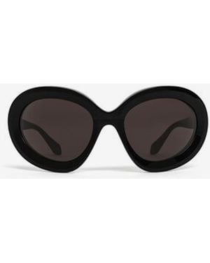 Alaïa Occhiali Da Sole A Farfalla - Nero