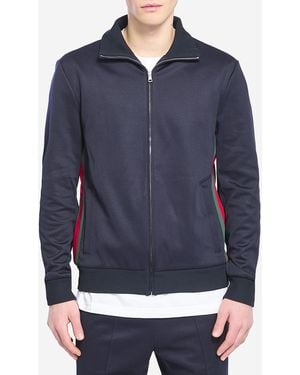 Gucci Technical Jersey Jacket - Blue