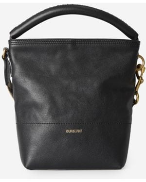 Burberry Borsa A Secchiello B Clip Mini - Nero